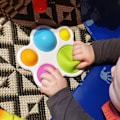 Miniatyrbild 5 av 7: 2-pack - Enkla Dimple Pop It Fidgetleksaker - Leksak