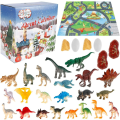 Miniatyrbillede 4 af 6: Populær Jule-nedtælling Dinosaur Blind Box Adventskalender DIY Tyrannosaurus Dinosaur Legetøjsæt H