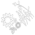 Miniatyrbilde 4 av 8: Metallstans for solsikke, metallpreging, stansingsett for kortlaging, utklipp for scrapbooking, DIY-kort