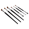 Pikkukuva 3 / 3: 6 kpl 3 kaksisuuntaista eyeliner- ja nenävarjostusharjaa, iholle hellävaraisia, meikkiin
