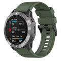Miniatyrbilde 5 av 5: Klokkerem kompatibel med Garmin Fenix 7/6/5 Silikon Army Gre