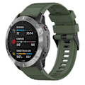 Pikkukuva 5 / 5: Kellohihna yhteensopiva Garmin Fenix 7/6/5:n kanssa, silikoninen Army Gre