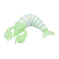 Miniatyrbillede 9 af 10: Stor Lysende Hummer Dekompressionslarve Sneglen Puslespil Trykaflastning Fingerspids Eksotisk Interaktivt Legetøj Blue+White(Luminous 17*8.5*4.5)