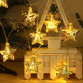 Miniatyrbilde 4 av 7: Julepynt Festoon Lampe Blinkende Lysstreng Stjernehimmel LED Blinkende Lys Color 3M20led-Battery
