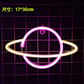 Miniatyrbild 1 av 5: LED Planet Rocket Neonljus - Färgglad Ljusdesign 1