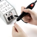 Miniatyrbillede 2 af 7: Elektrisk neglefil neglelak maskine grå