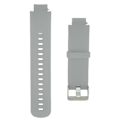 Miniatyrbillede 1 af 8: Smartwatch Udskiftningsrem Silikon Ur Håndledsrem Enkelt Farve til Amazfit Verge 3 Grå