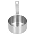 Miniatyrbilde 5 av 8: Målebeger i rustfritt stål 304, måleskje for baking med skala, kjøkkentilbehør 1/2 kopp