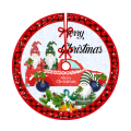 Miniatyrbilde 1 av 10: Juletrærskjørt Høytidsdekorasjon Trykt Bunndekorasjon Fest Jul Qj Tree Skirt-13 90cm