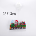 Miniatyrbilde 1 av 10: LED-julelys med tegneserie-vindussuger, juleatmosfære-layout, fargede lys Small Christmas Train