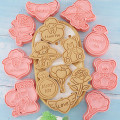 Miniatyrbild 5 av 10: 8-pack kakformar för Valentinsdag - Keksformar