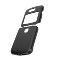 Miniatyrbillede 7 af 7: Mobiltelefon Beskyttelsesetui Stødsikkert Telefon Læder Cover Skal til Motorola Razr 5GBlack