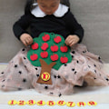 Miniatyrbild 5 av 7: Apple Tree Match Digital Lärleksak Icke-vävd Pussel Leksak Kindergarten Barn Matematik Leksak