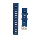 Miniatyrbilde 1 av 8: 20mm Myk Silikonklokkebånd Armbånd Utbytting med Flatt Hode Luft Huller for Amazfit GTS 3 Blå