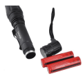 Pikkukuva 3 / 9: Taskulamppu LED Cree XML-T6 + 2 Akku + Laturi Musta