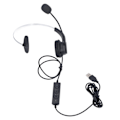 Miniatyrbillede 4 af 8: USB-headset med støjreduktion, justerbar lydstyrke, hovedbøjle, enkelt øre, kablet computerheadset med mikrofon til kontor