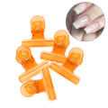 Miniatyrbilde 5 av 8: 5 stk C-kurve neglforlengelsesklips Multifunksjonelle plast neglkunsttilbehør Oransje