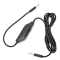 Miniatyrbilde 4 av 8: Spillkabel for spillhodesett med lyd- og mikrofonkontroll for Logitech G633/G635/G933/G935