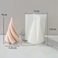 Miniatyrbild 1 av 5: Konisk geometrisk böjd kolonn silikonform 3D Creativ S
