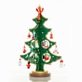 Miniatyrbild 2 av 4: 2 st Mini Julgranar i Trä för Skrivbord