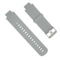 Miniatyrbillede 5 af 8: Smartwatch Udskiftningsrem Silikon Ur Håndledsrem Enkelt Farve til Amazfit Verge 3 Grå