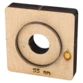 Miniatyrbillede 7 af 7: Læder Skæreform 55mm Diameter Hul Rund Form Legeringsstål DIY Bearbejdning Stansemølle