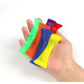 Miniatyrbilde 3 av 5: Flerfarget Trekknettperle Klem Ventil Leke Fidget Leke Dekompresjon Vevd Nettverkstyring Marmor Leke Color Mixing