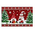 Pikkukuva 1 / 6: Joulu lattiamatto piirretty kuvio keittiön sisäänkäynti kylpyhuone kristalli sametti lattiamatto C01 40*60cm