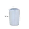 Miniatyrbild 5 av 8: Cylindrisk Ljusform - Silikonformar - DIY Ljusstake Form 60mm