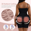 Miniatyrbilde 4 av 7: Jumpsuit for kvinner med formet tights og justerbare stropper skin L