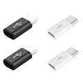 Miniatyrbild 1 av 5: 2-pack Micro USB till USB-C-adapter svart