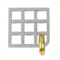 Miniatyrbillede 1 af 6: Zink-legering Opluknings-Burr-Puslespil Magisk Legering Uddannelsesmæssige Legetøj Streng Puslespil Intellektuel Looping-off Spænde Alloy-Tian Zi Lock