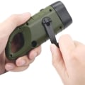 Miniatyrbilde 4 av 4: Dynamo Lommelykt / Dynamo Lommelykt - Solcelle Svart