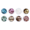 Pikkukuva 6 / 8: 8 Laatikkoa/Sarja Kynsilakkasekvenssejä DIY-Käsityö Kynsi Glitter-Hiutaleita Kynsilakkakoristeita