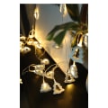 Miniatyrbillede 5 af 10: Julepynt Antik Dekoration Lille Lyskæde Led Træ Hængende Juletræ Lampe Lysstreng Lyskæde Four-Color Five-Pointed Star 6M40led
