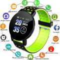 Miniatyrbilde 5 av 5: D18 Ssmart armbånd hjertefrekvens overvåking smartklokke green