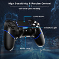 Miniatyrbillede 4 af 4: PS4 Controller Trådløs Bluetooth Fjernbetjening Joystick Black blue