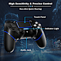 Miniatyrbillede 4 af 4: PS4 Controller Trådløs Bluetooth Fjernbetjening Joystick Black green