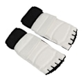 Miniatyrbillede 5 af 8: Tyk boksning fodbeskytter justerbar strop elastisk sparring fodbeskytter til børn voksne S 26-30