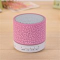 Pikkukuva 1 / 2: Bluetooth-kaiuttimet Kannettava langaton Led Mini Langaton Bluetooth-kaiutin A9 Led Yö Tf Usb Fm Musiikkiääni Tyhjennys（Pink）