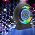 Miniatyrbild 1 av 4: Bluetooth-högtalare Färgljuskort Mini Bärbar Present Högtalare (Svart)