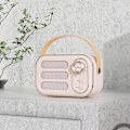 Miniatyrbild 1 av 2: Bluetooth-högtalare, bärbar, trådlös, multifunktionell, mini, bärbar FM-radio, Bluetooth-högtalare, USB, TF, AUX, inomhus, utomhus, retrodesign, trådlös högtalare