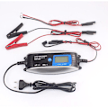 Miniatyrbillede 2 af 4: 6V 0.8A 12V 4A Motorcykel Batterilader Bil Batterilader Batterilader Blysyre 7-trins Smart Vandafvisende Oplader Automatisk Oplader Oplader