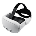 Miniatyrbillede 5 af 5: VR-headsetrem til 3 justerbar hovedbøjle åndbar hovedpude udskiftning til 3（hvid）