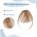 Miniatyrbilde 3 av 5: Fringe menneskehår extensions 100% ekte hår extensions ett stykke med templer