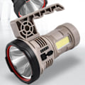 Miniatyrbillede 4 af 5: Lommelygte Led Lommelygte Sidelys Multifunktionel Stærkt Lys Lommelygte Udendørs Led Bærbar Hjem USB Genopladelig Lommelygte（B）