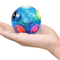 Miniatyrbillede 4 af 5: Magisk regnbuekugle Fidget Ball, puslespilkugle Speed Cube pædagogisk 3d puslespil Fidget Toy（Blå）