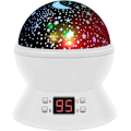 Miniatyrbillede 1 af 5: Stjernehimmel nattelys, roterende nattelys projektor med LED timer automatisk slukning romantiske stjernelys