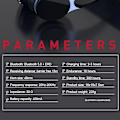 Miniatyrbilde 3 av 5: Foldbare trådløse Bluetooth-hodetelefoner Hifi Deep Bass Stereo Headset med mikrofon Hd støydemping Audio Earphone for smarttelefoner/nettbrett/lapt