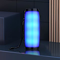 Miniatyrbillede 4 af 4: Bluetooth-højttaler LED-nattelys Melodi Blændende lys Udendørs subwoofer Nattelys（Gratis størrelse，Sort）
